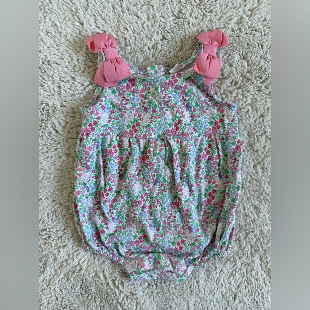 Janie and Jack Floral Romper - 6-12 months